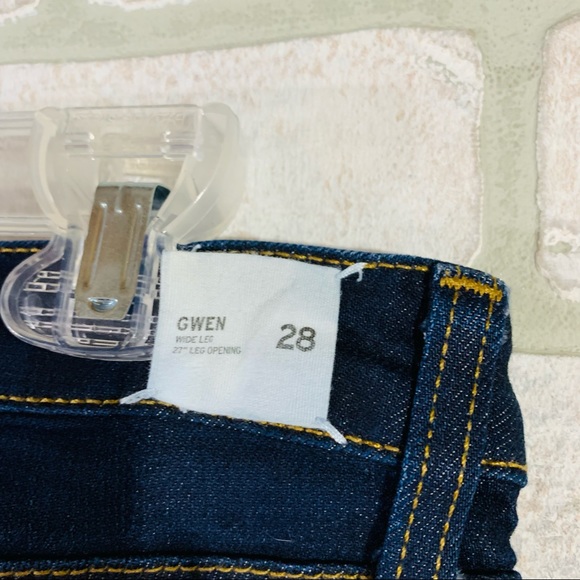 Hudson Gwen Wide Leg Flare Jeans Size 28 - Picture 9 of 11